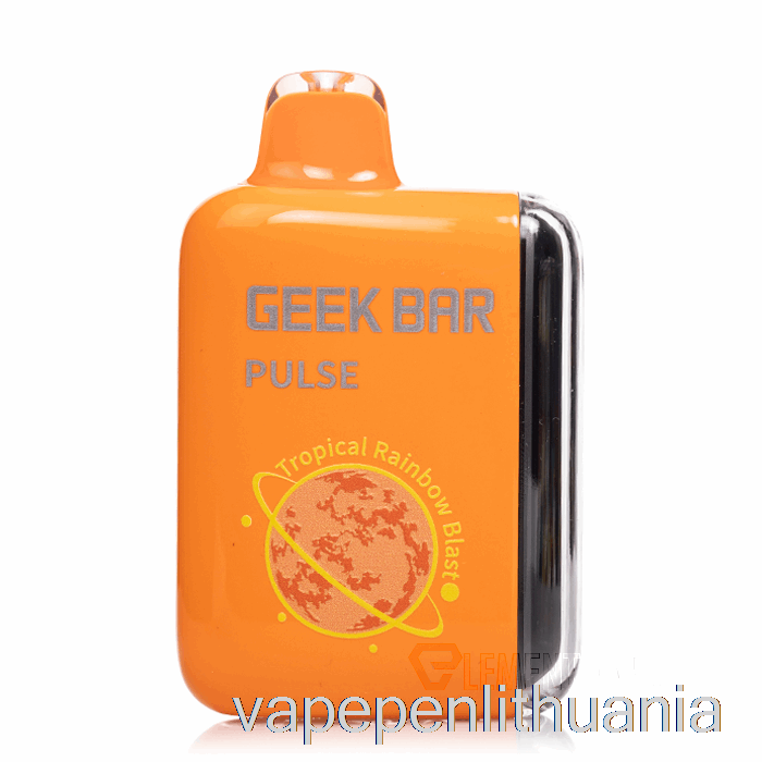 Geek Bar Pulse 15000 Vienkartinis Tropinis Vaivorykštės Sprogimo Vape Skystis